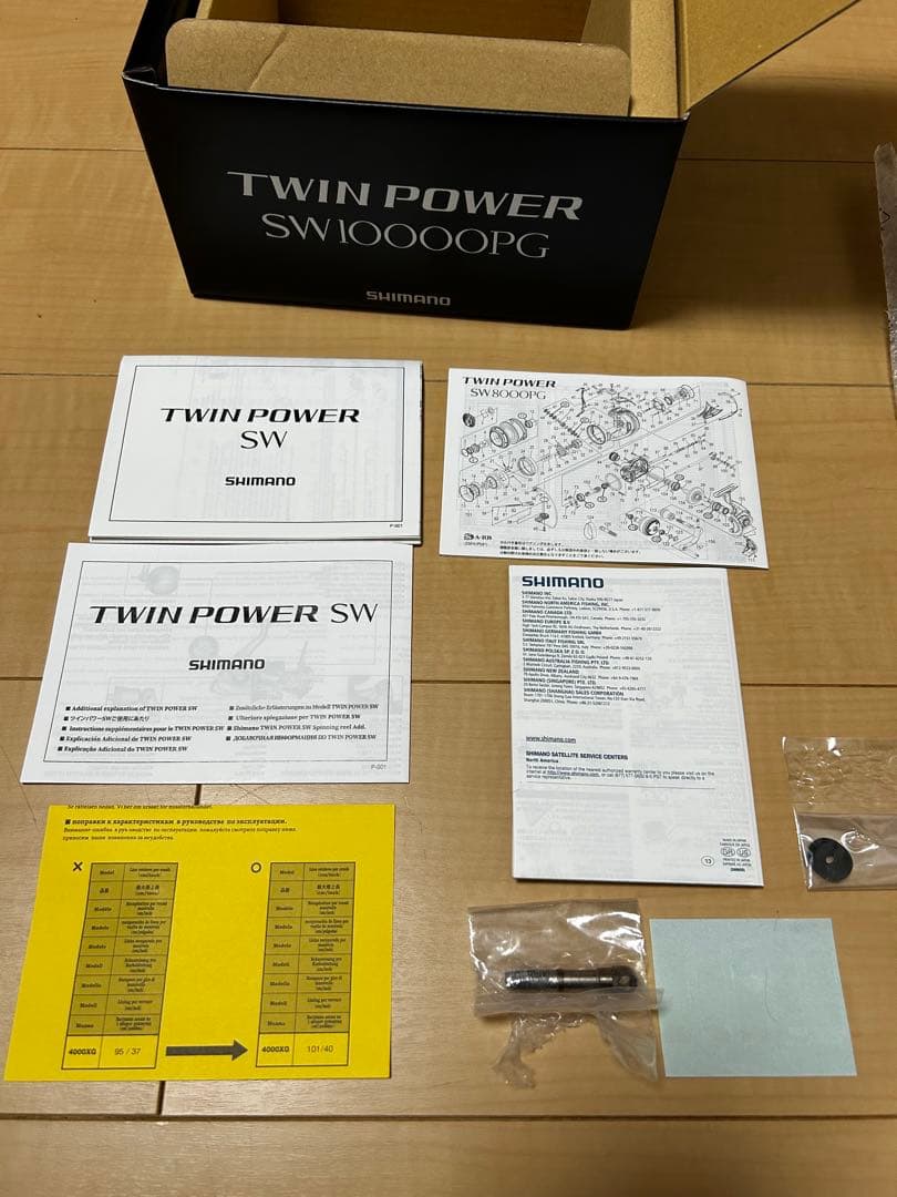 SHIMANO TWIN POWER SW10000PG スピニングリール