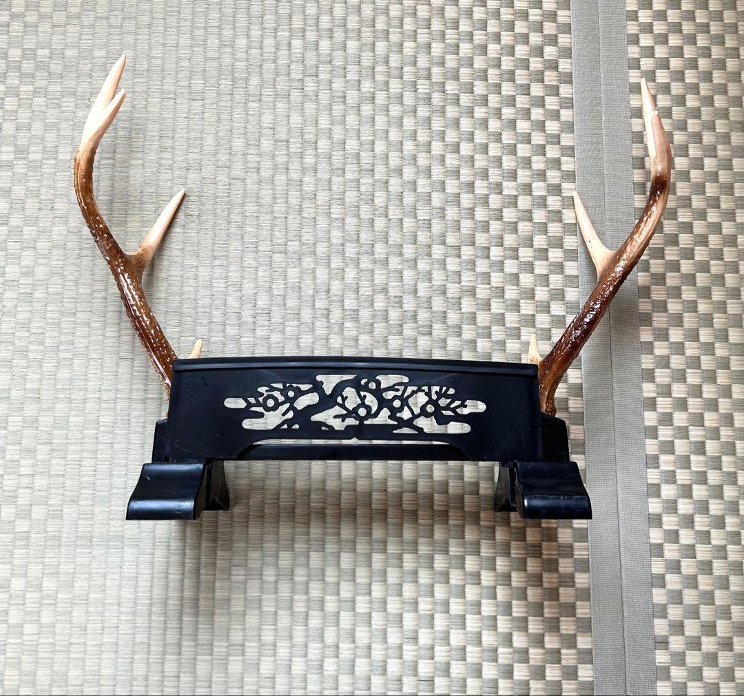 模造刀 日本刀と刀掛けセット 3点セット 居合道 ✨️鹿の角
