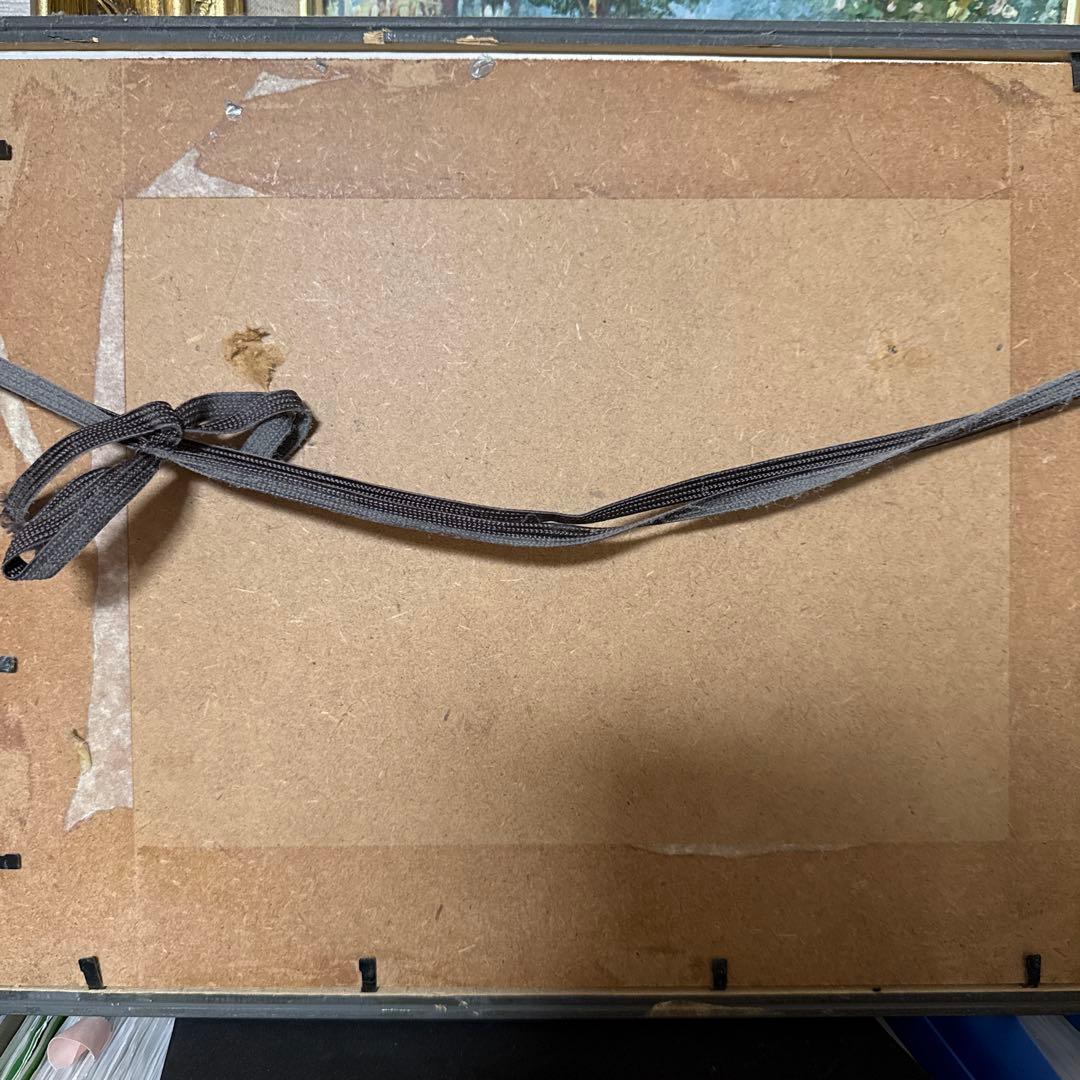 イギリス 歴史的風景 銅版画 カラー 約37cm x 28.8cm