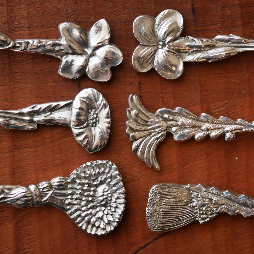 ◆TIFFANY◆アンティーク◆デミタススプーン◆12本セット◆