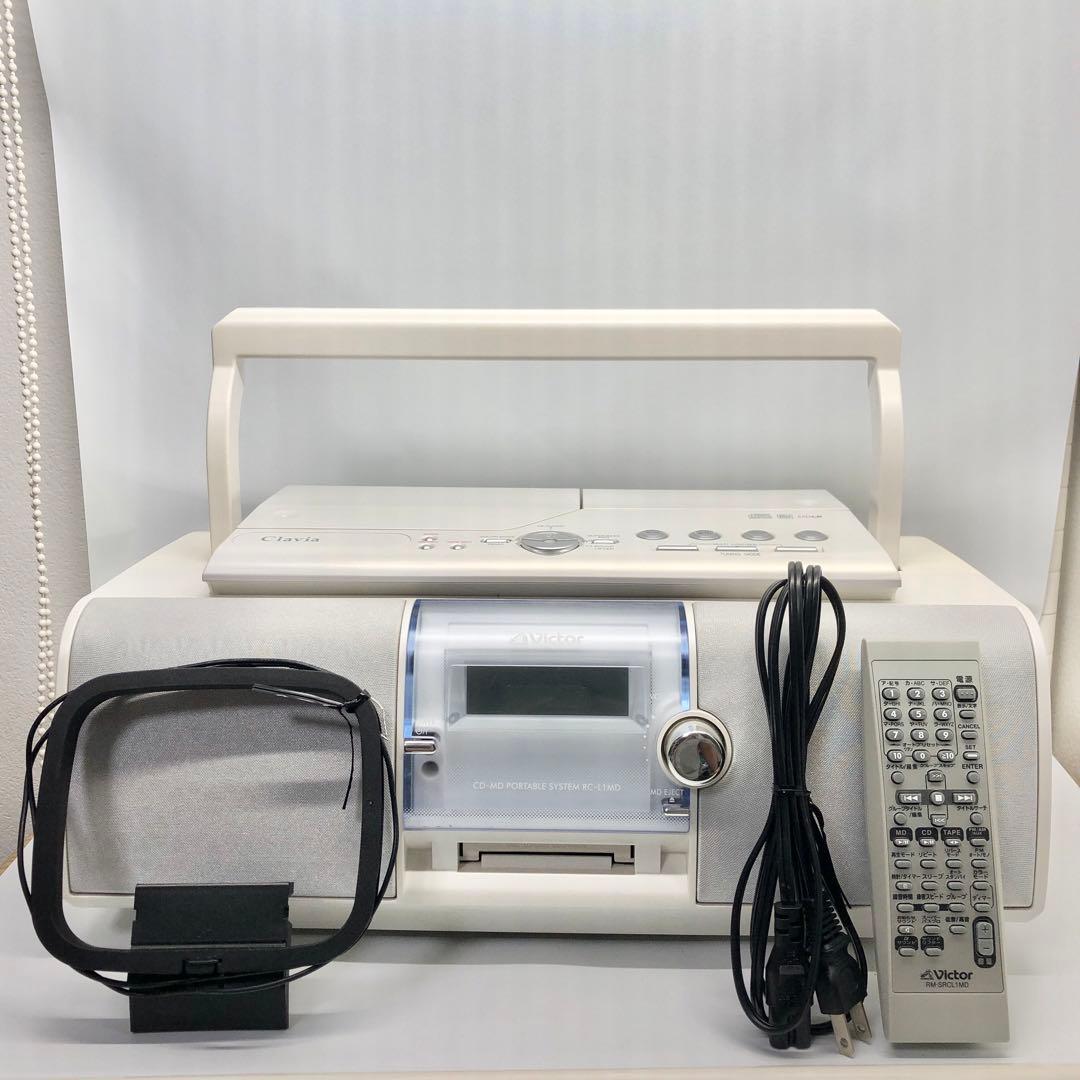 JVCケンウッド ビクター CD-MDポータブルシステム RC-L1MD-S