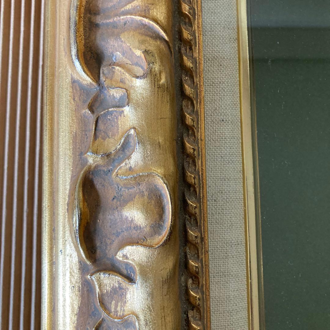 新品　F8 油絵　油彩　額縁　フレーム　金　ゴールド　ヨーロピアン