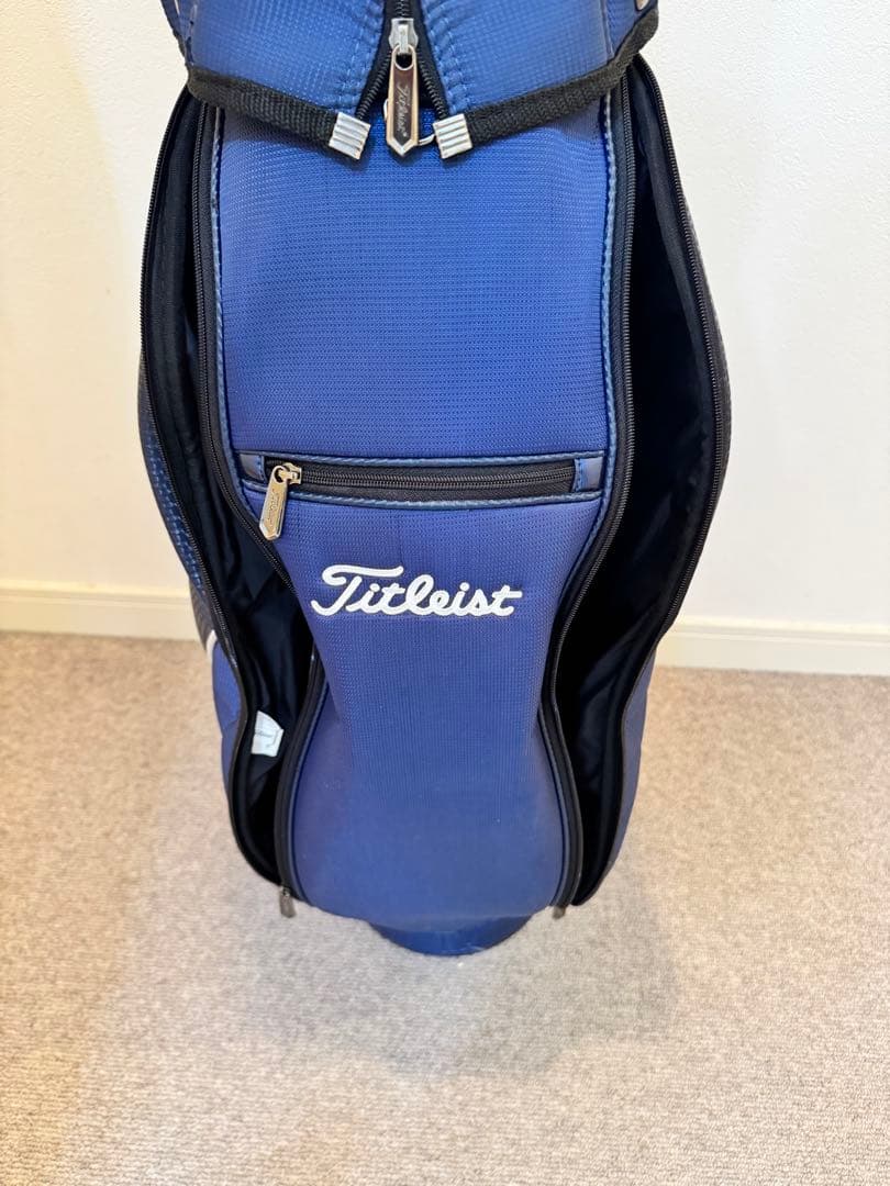 タイトリスト　キャディバッグ　ネイビー