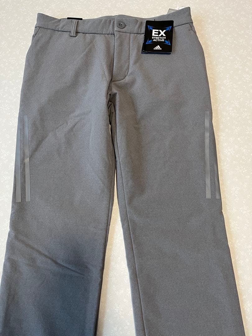 adidas メンズ ゴルフパンツ グレー Ｌ