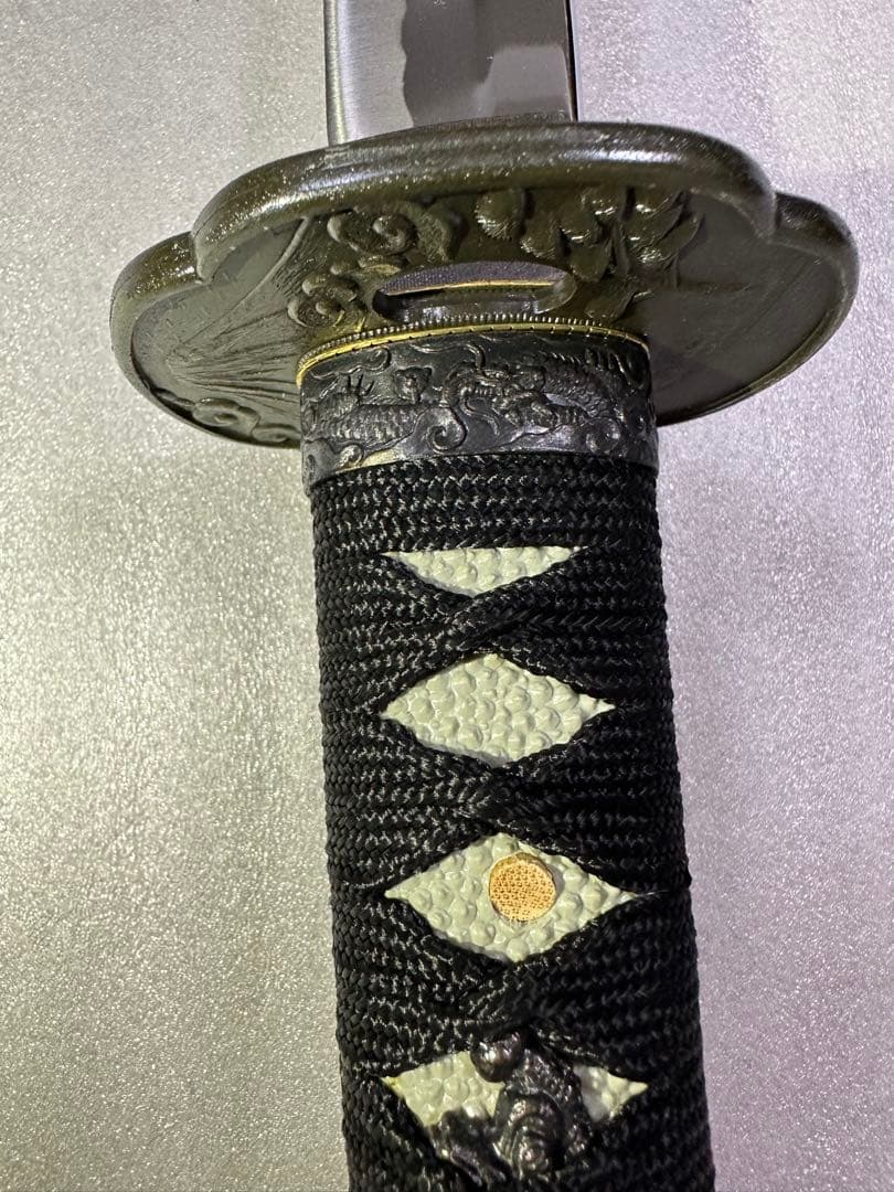 新品 薄刃 樋入り刀身 模造刀 打刀 黒鞘　鞘付き長さ約103cm