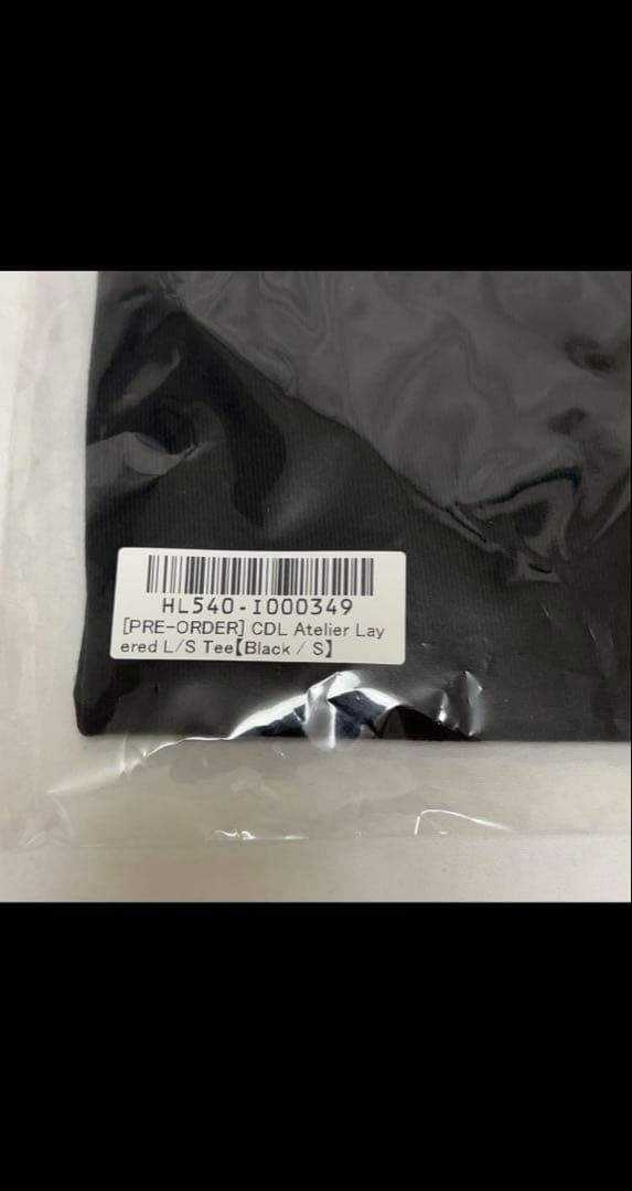 新品未使用‼️CDL TOKYO ブラック ロングスリーブ Tシャツ