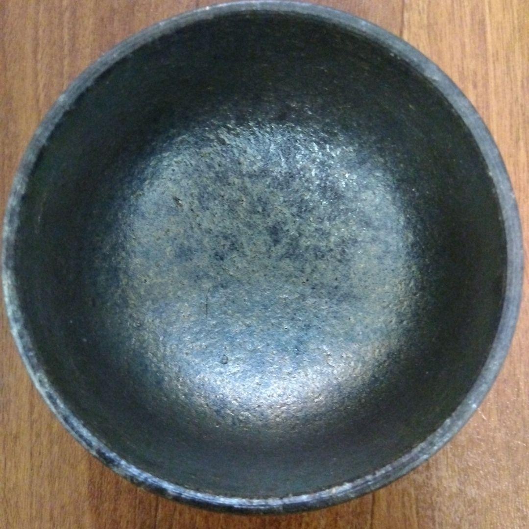 【レア】銀色茶碗 シルバーカラー SILVER COLOR 抹茶茶碗 茶道具