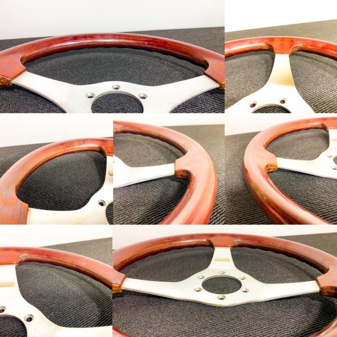 TND プロント PRONTO ワインレッド ウッドステアリング 当時物 希少