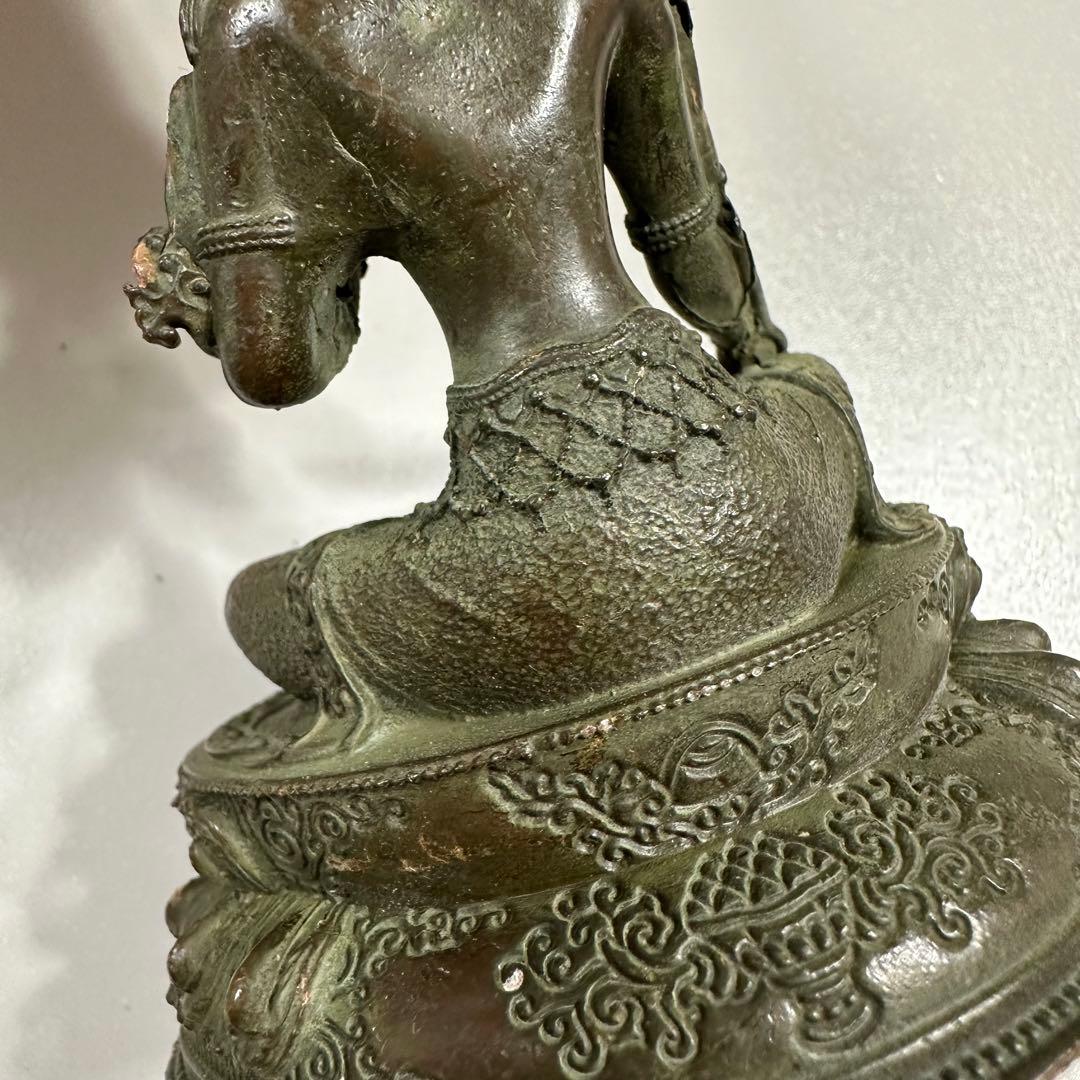 観音菩薩像　蓮華台　美術品