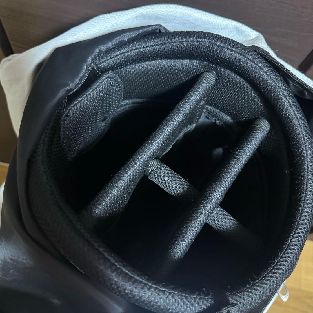 Mizuno キャディバッグ ゴルフバッグ ホワイト/ブラック