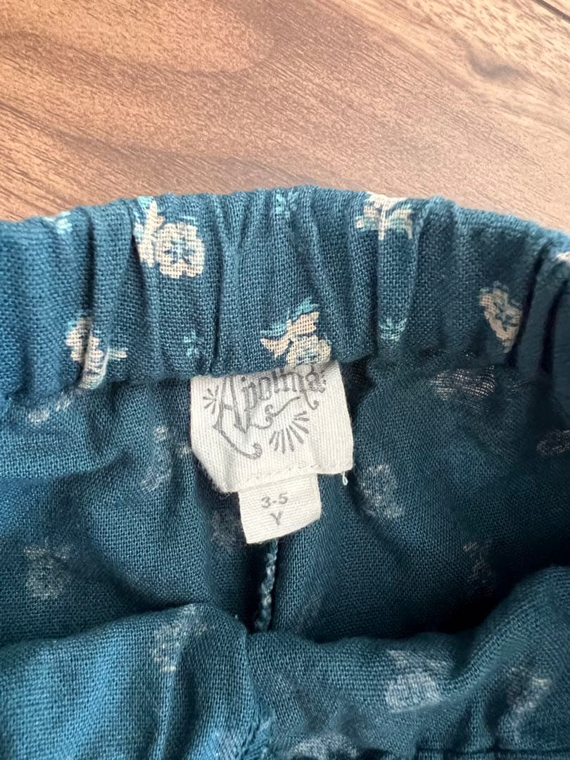 Apolina3-5y パンツ２枚 marlowe trouserとカーキ花柄