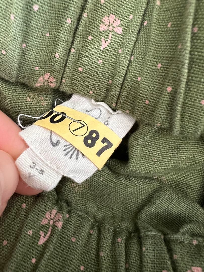 Apolina3-5y パンツ２枚 marlowe trouserとカーキ花柄