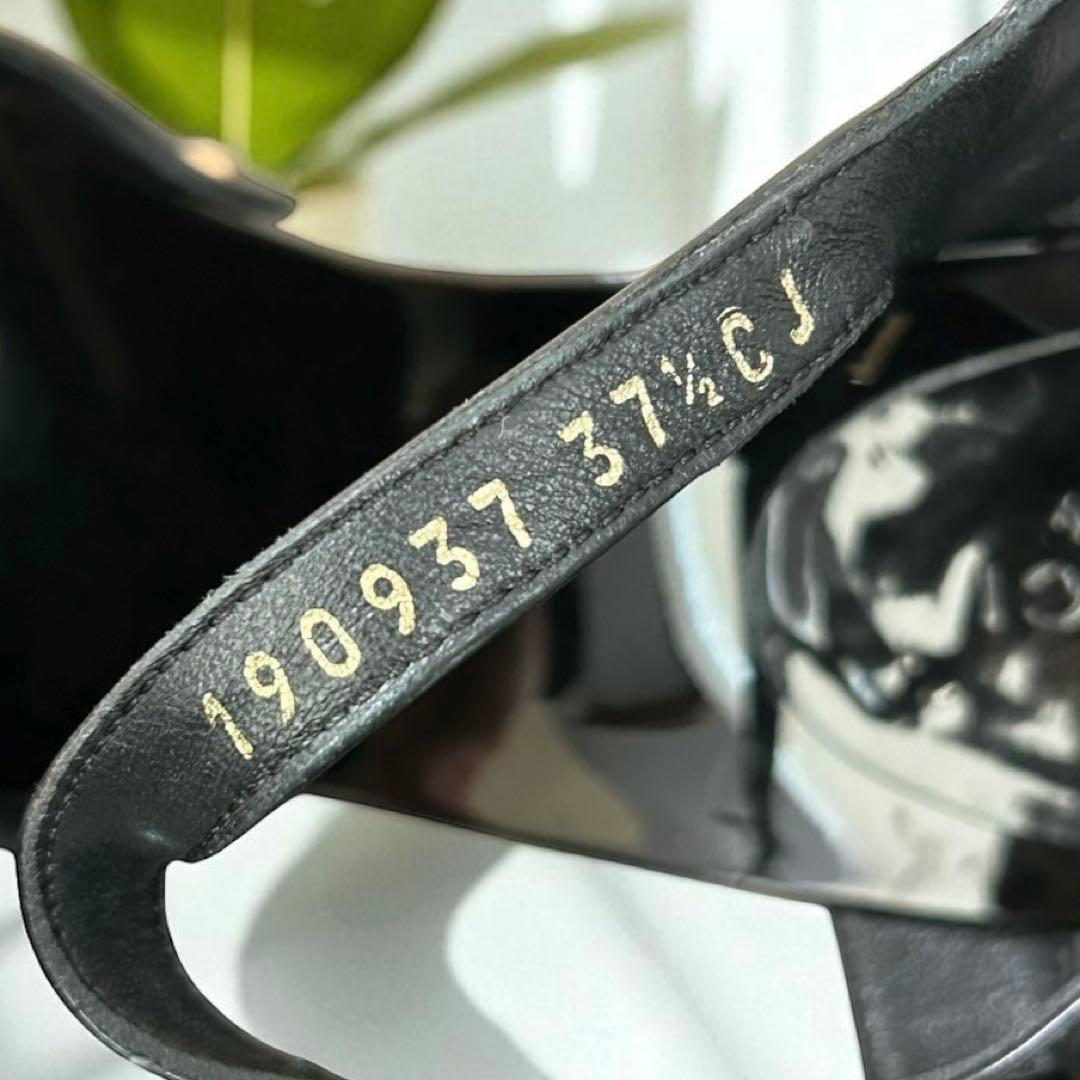 GUCCI ホースビット サンダル　スタッズ　パテントレザー　24.5cm