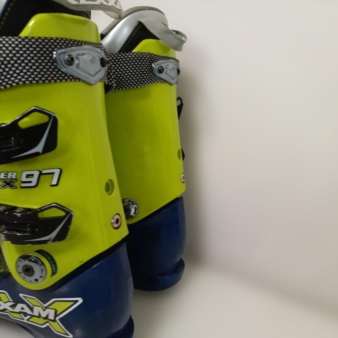 REXXAM POWER MAX 97スキーブーツ 青/緑 25〜25.5センチ