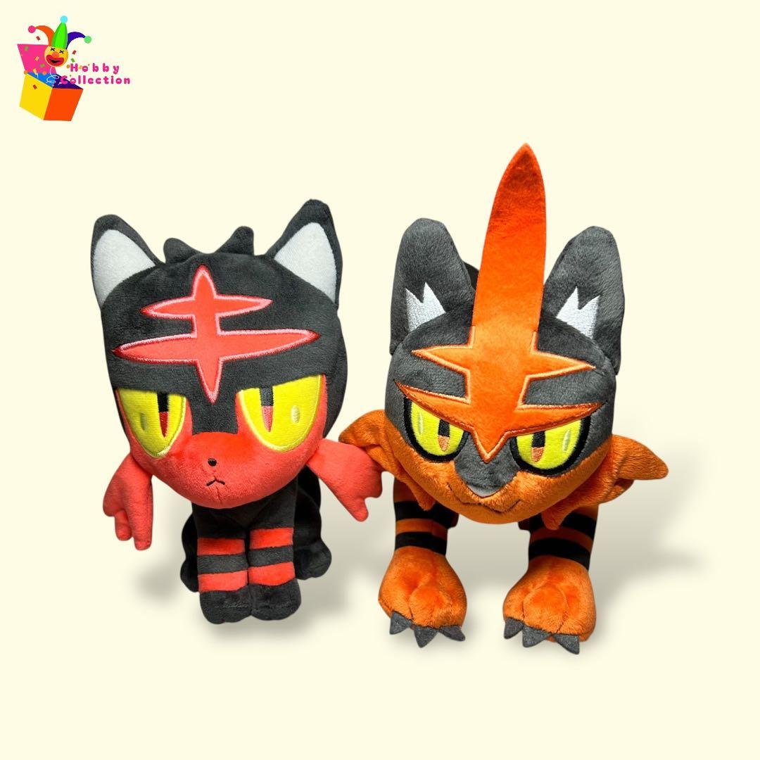 ポケモンセンターオリジナル（ニャビー、ニャヒート）ぬいぐるみ