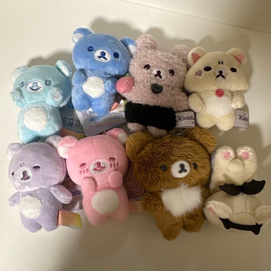 雨のち晴れのリラックマ なないろてのりぬいぐるみ セット