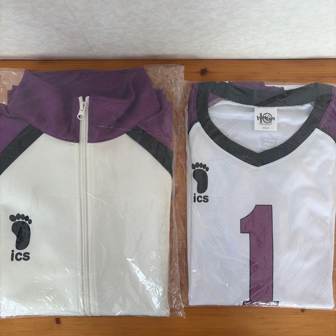 ハイキュー!! 白鳥沢学園高校ジャージLサイズ&牛島若利ユニフォームLサイズ