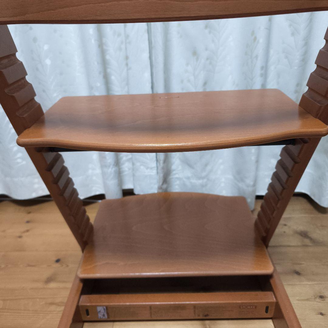 【美品】STOKKE TRIPP TRAPP チェリー シリアル5 延長ラダー付