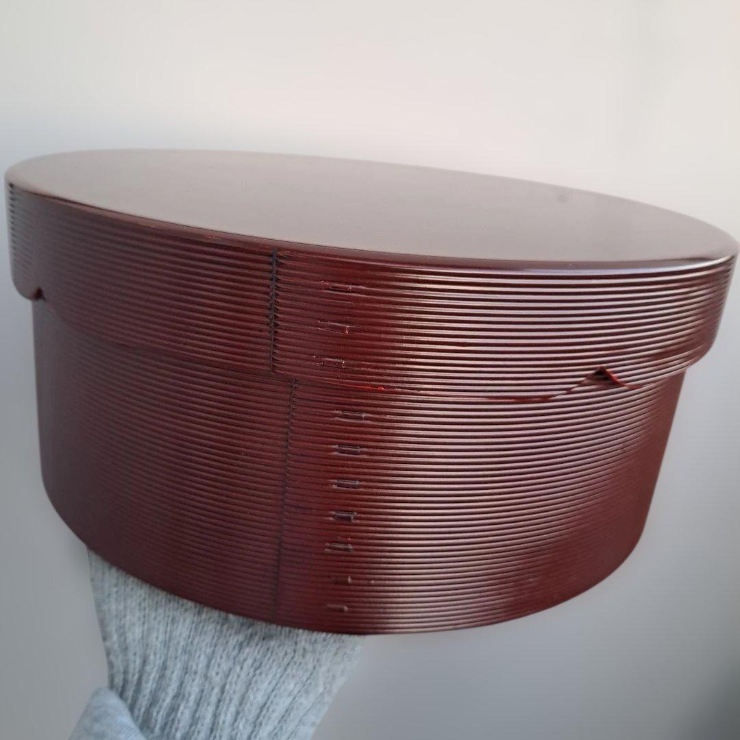 【茶道具　裏千家　千歳盆】天然天然　真塗　　長期保管品