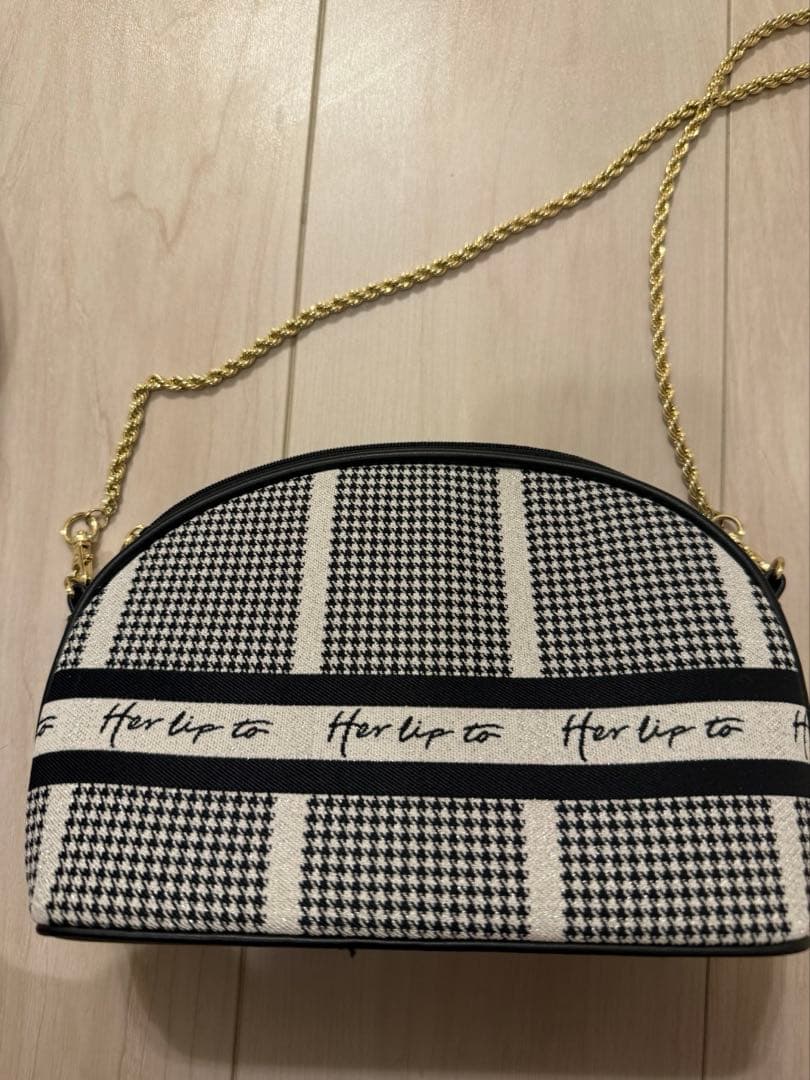 バッグ Herlipto Jacquard Chain Pochette
