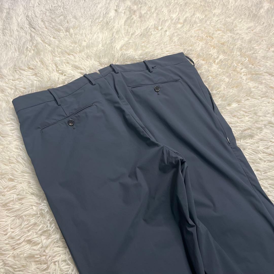 PT01 ポリエステル ストレッチパンツ size54 グレー