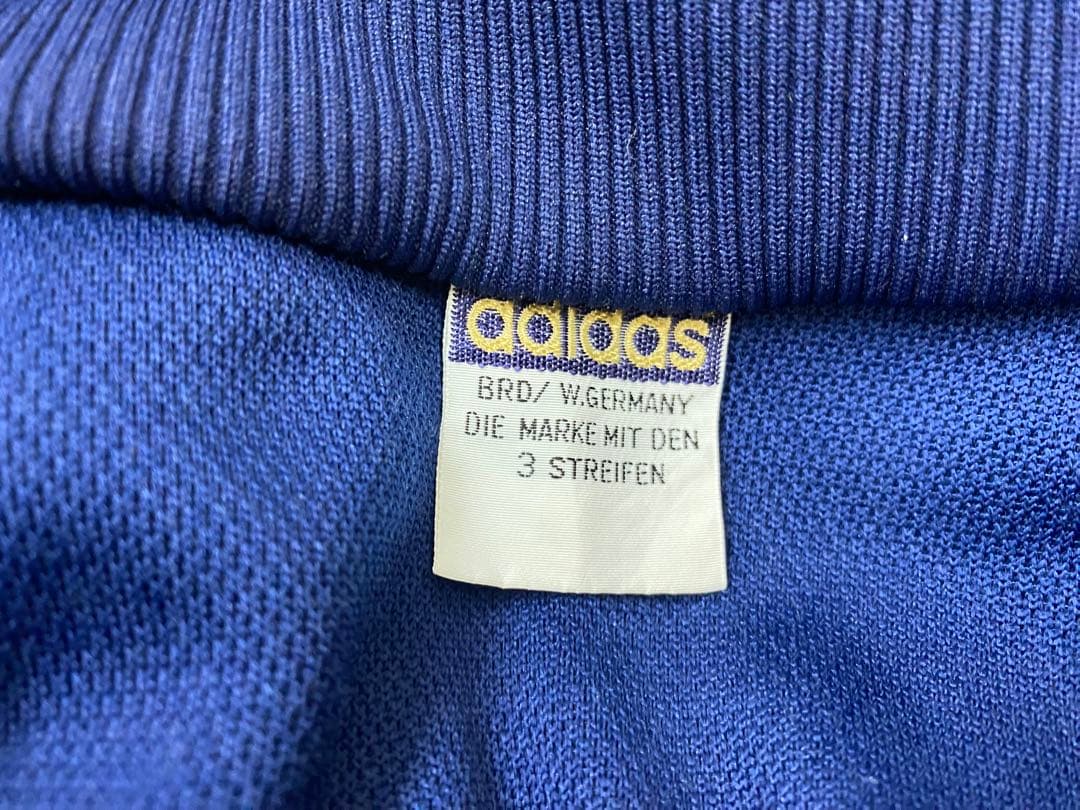 e465☆adidas 80s希少トラックジャケット 西ドイツ刺繍ロゴ