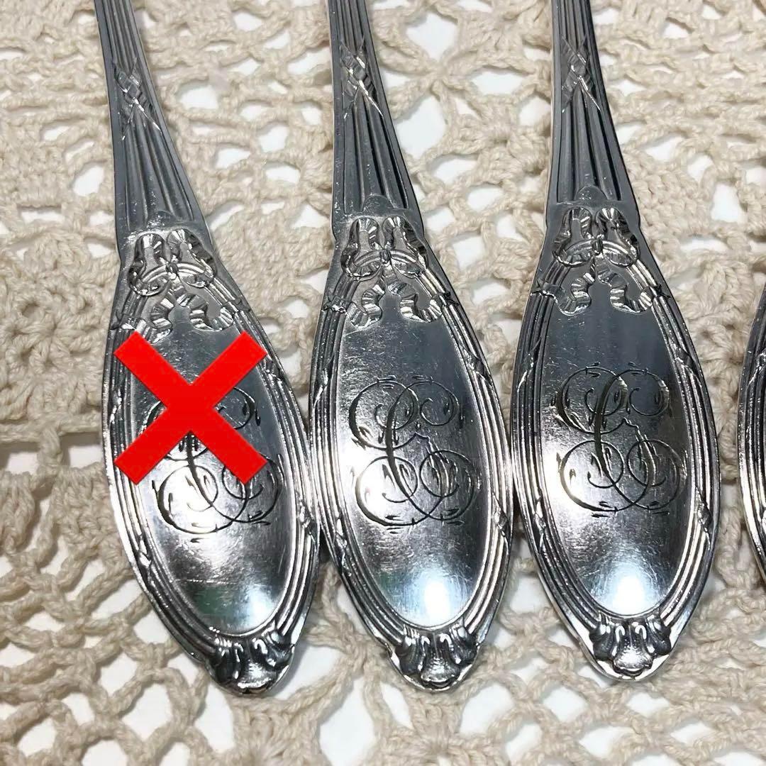 【MiMi】カトラリー２セットフランスアンティーク✨️可愛いリボンモチーフ