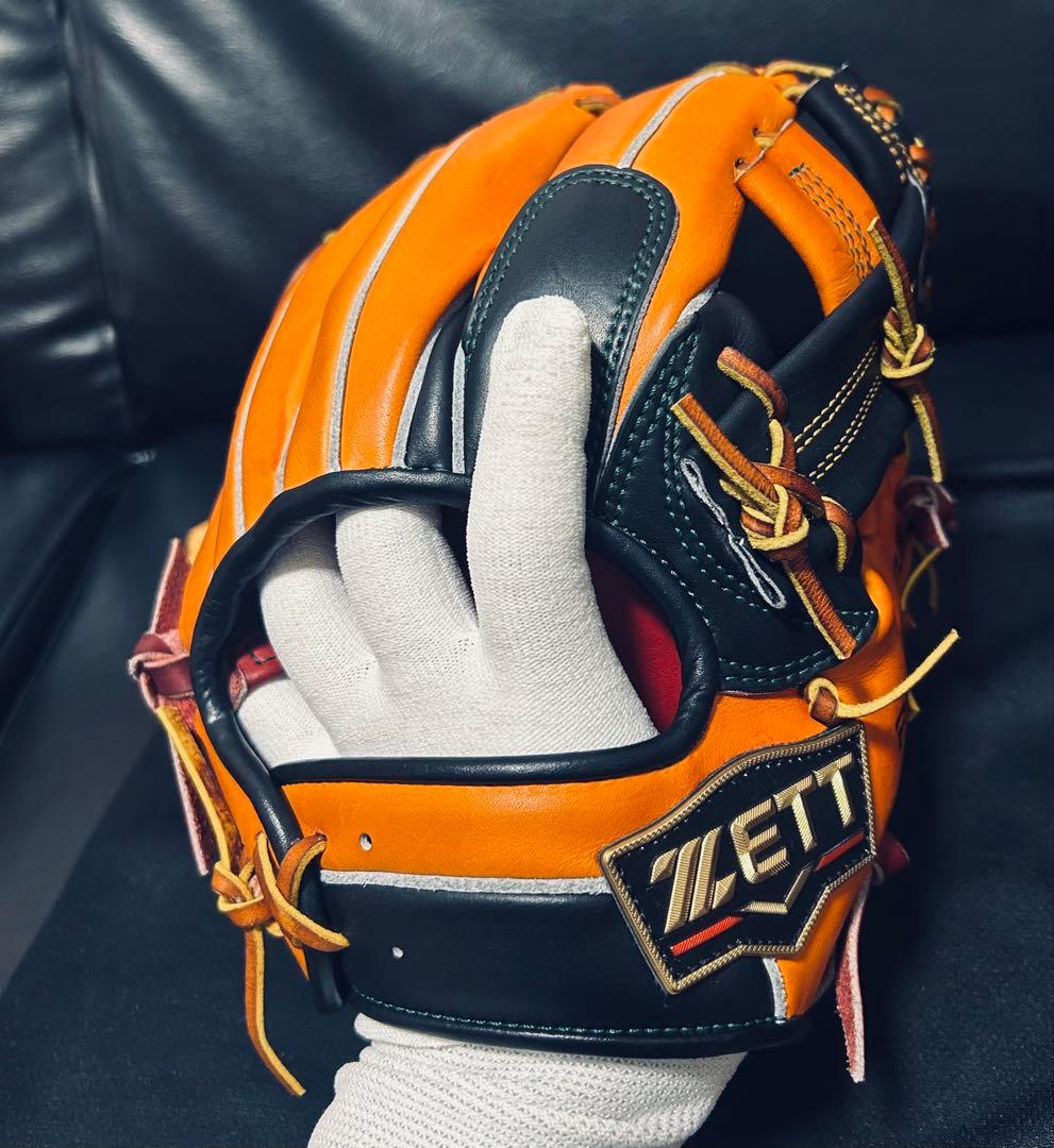 ZETT プロステスペシャルオーダー 硬式 内野用 極上品 日本製 専用袋箱付