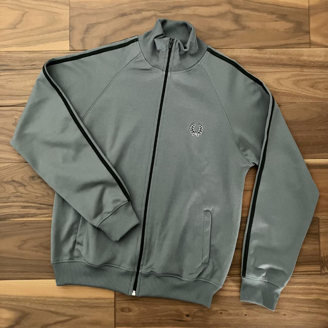 【FRED PERRY】トラックジャケット ポルトガル製 M グレー