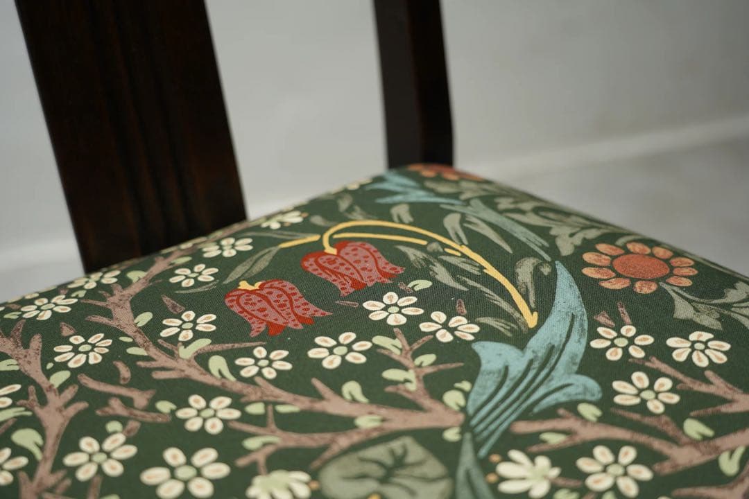 英国　アンティーク　チェア　椅子　ウィリアムモリス　良品　ケルムス　イギリス