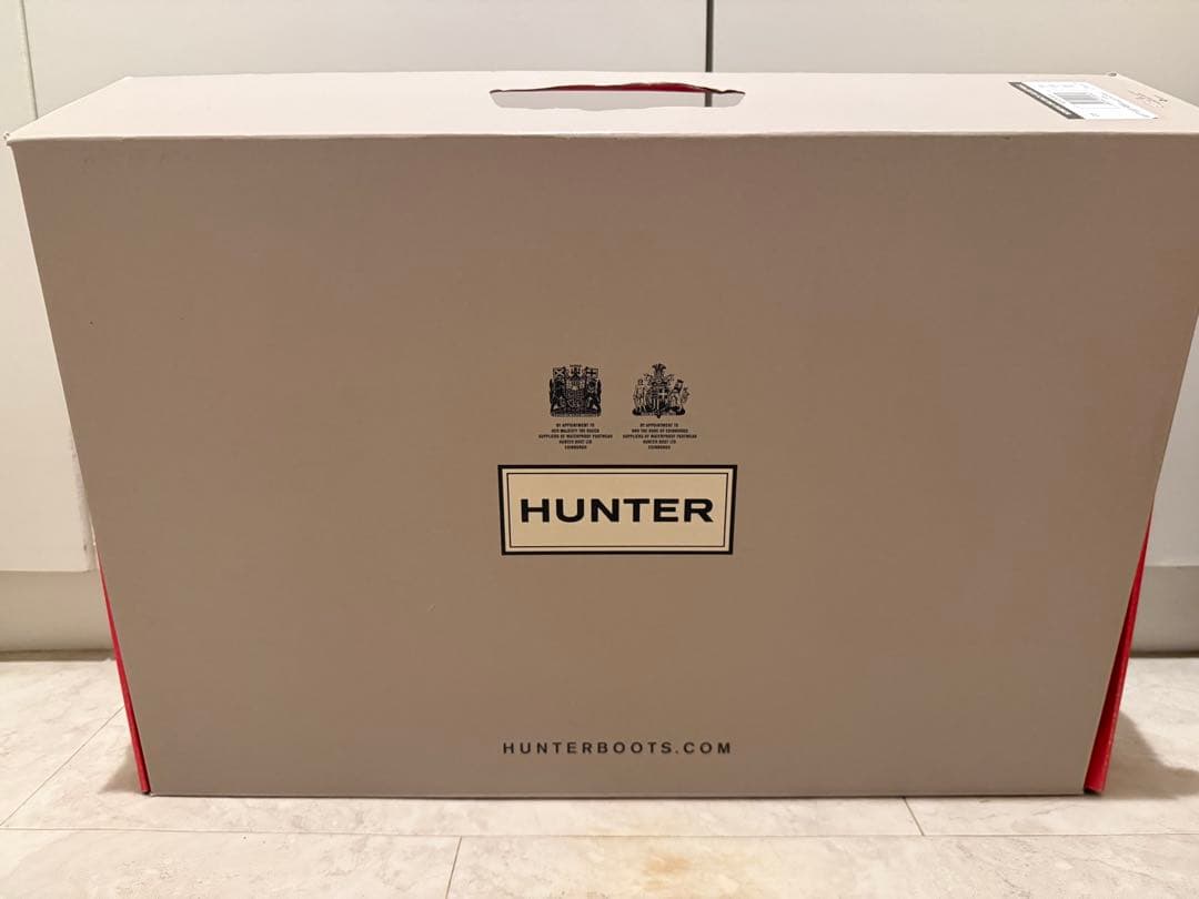 【美品】HUNTER ブラック 長靴 オリジナルボックス付き