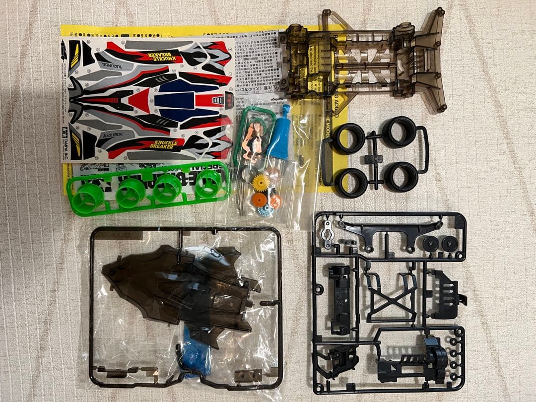 エアロミニ四駆各種、スーパーXシャーシ、VSシャーシ