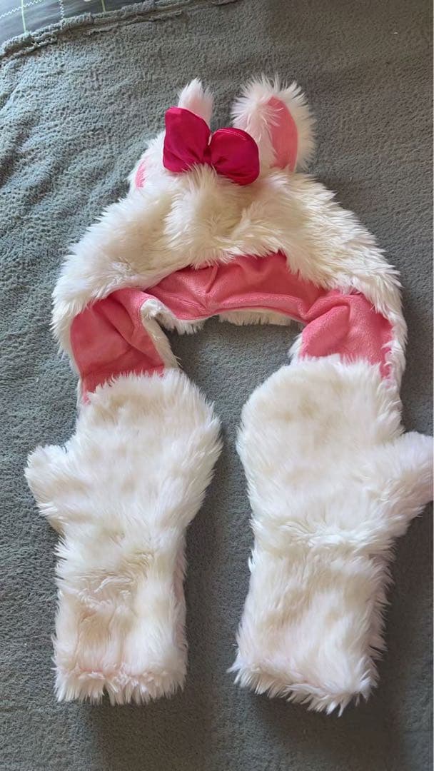 ディズニー マリーちゃん マフラーキャップ