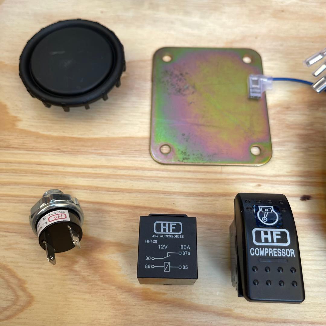 エアコンプレッサー 12V エアロッカー ジムニー JA JB 全国送料無料