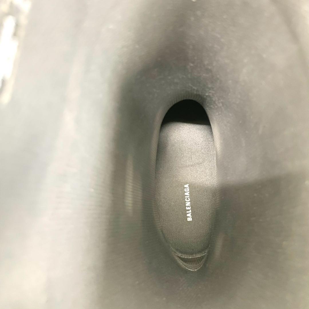 超美品　BALENCIAGA　バレンシアガ　クロックス　レインブーツ　グレー