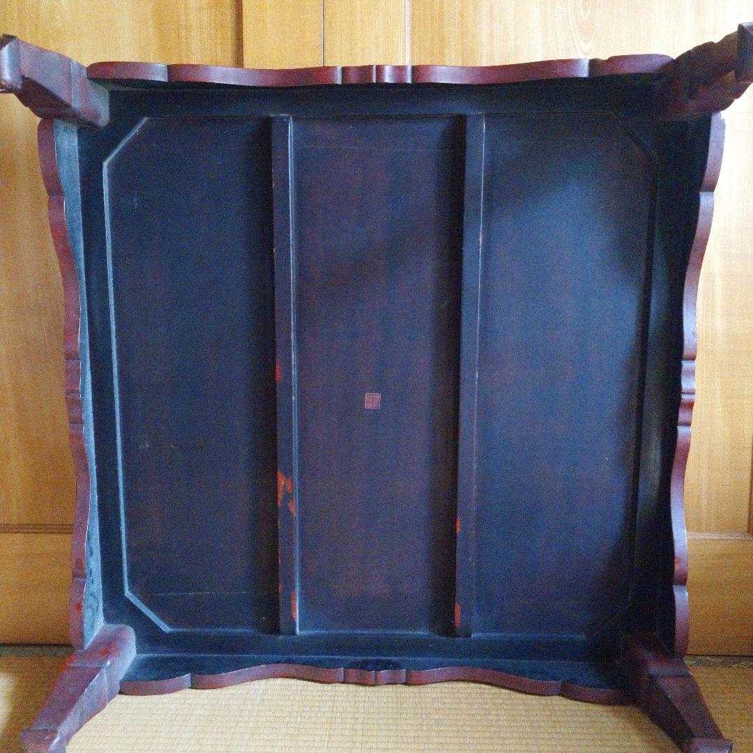 大特価‼️ 最終値下げ‼️ 引き取り限定‼️ 鎌倉彫り‼️ 座卓‼️ 正方形‼️