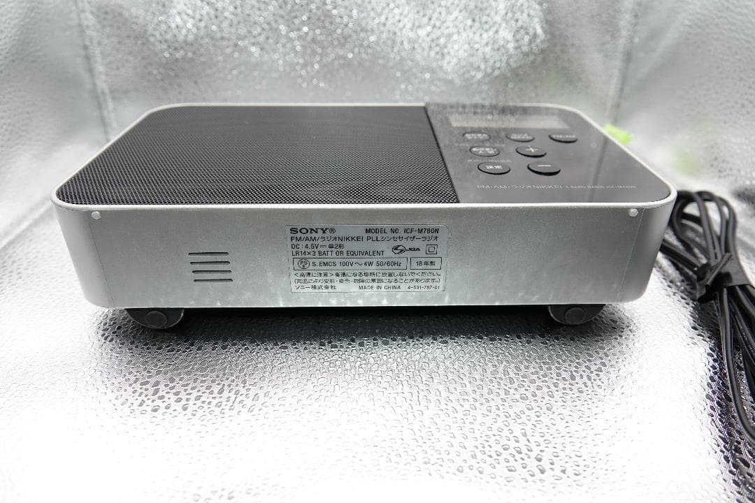 SONY FM AM シンセサイザーラジオ　 ICF-M780N