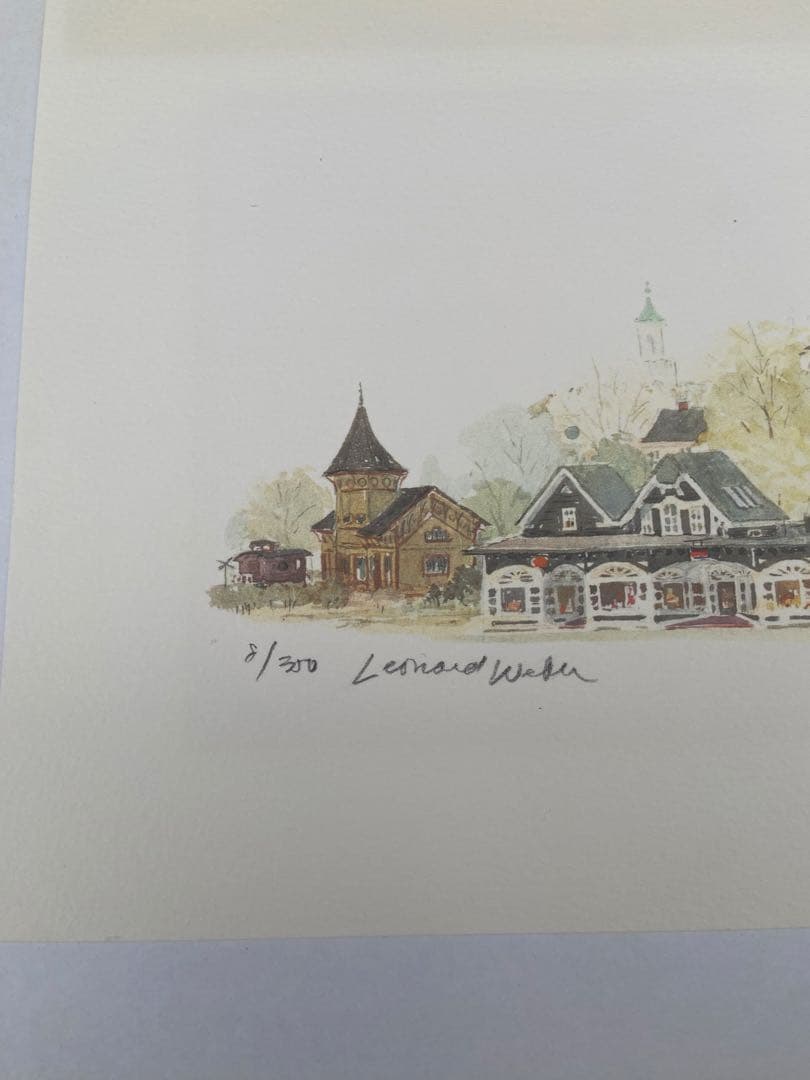 レオナルドウェーバー　Leonard weber 版画