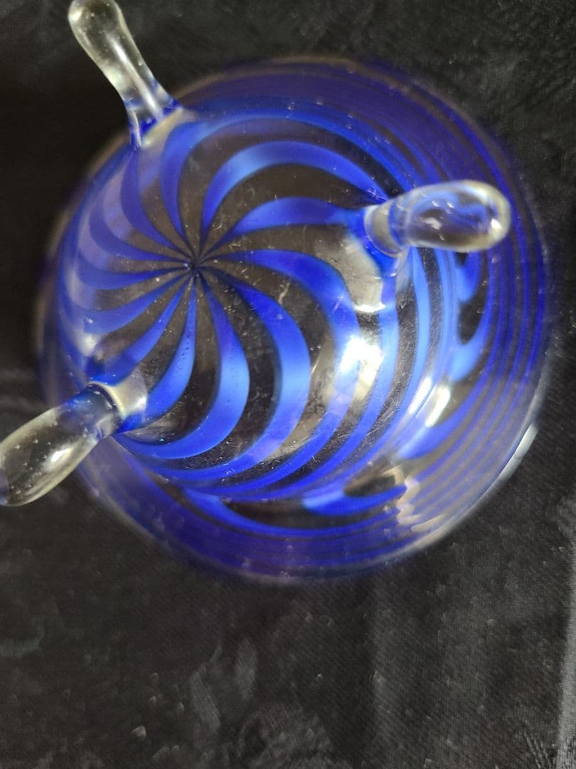 オーストリアアンティークビミニガラス　一客