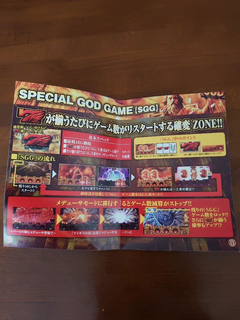 最終価格出品　レア冊子尽き！ミリオンゴッド神々の系譜ZEUS不要機凱旋系譜