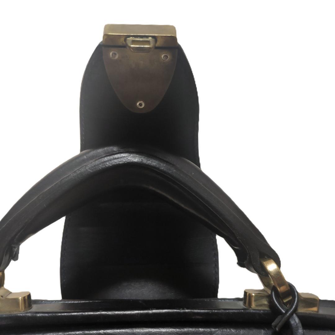 万双 ダレス バック 二つマチ カギ ブライドルレザー ビジネス ブリーフ 本革