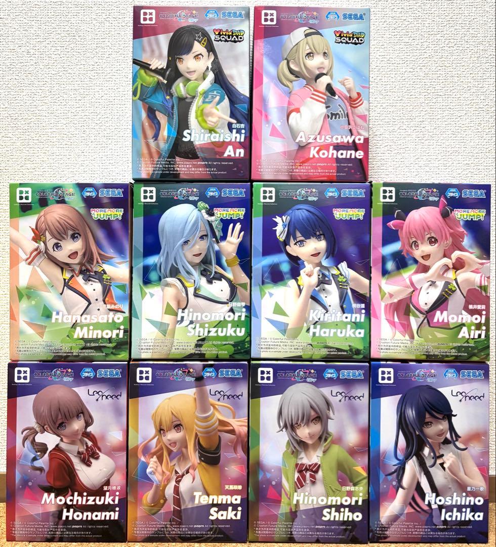 10種 プロジェクトセカイカラフルステージ　フィギュア