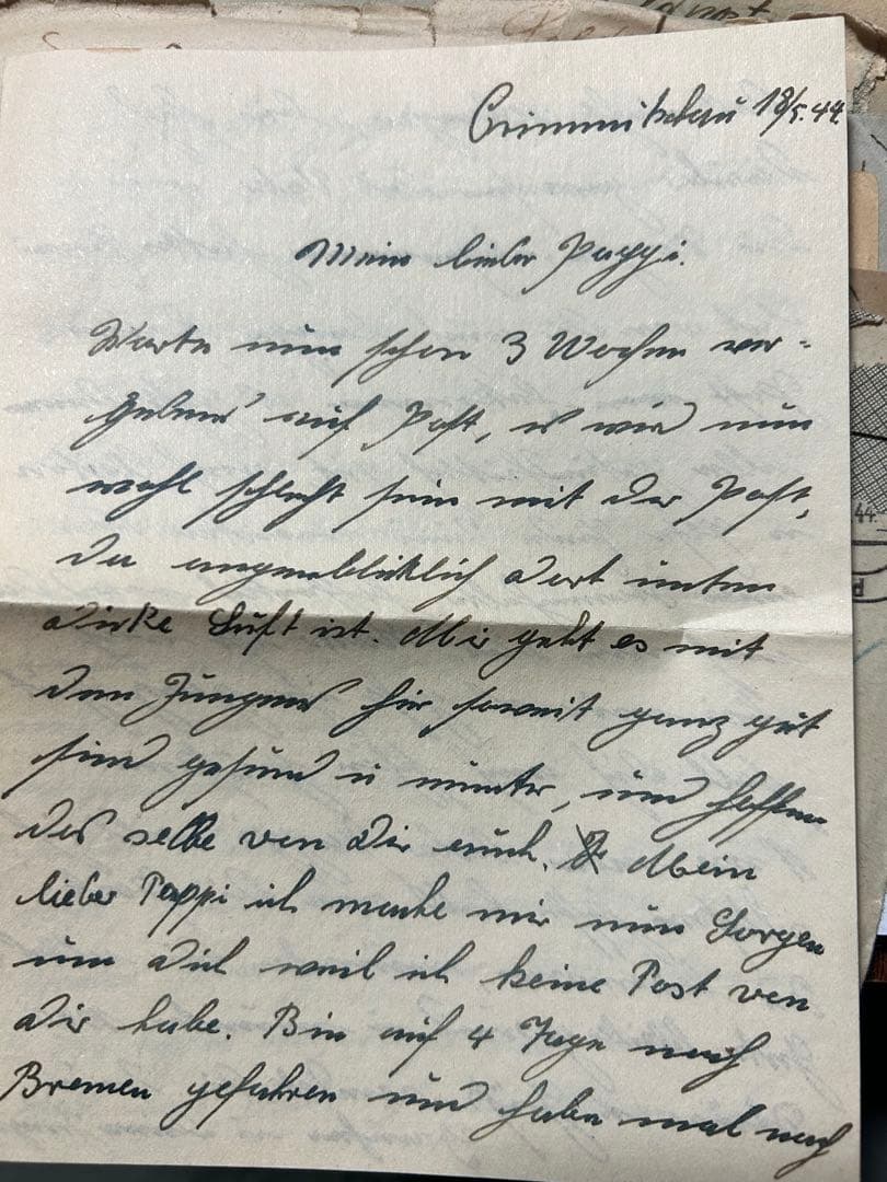 レア大量ドイツ戦時中の軍事郵便手紙　海軍エンタイヤ