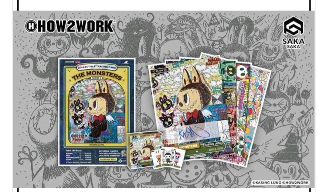 ラブブ トレカ HOW2WORK THE MONSTERS SERIES3