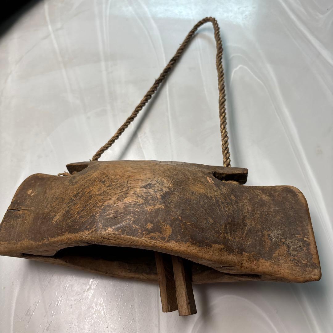 カウベル　木製　小さいタイプ