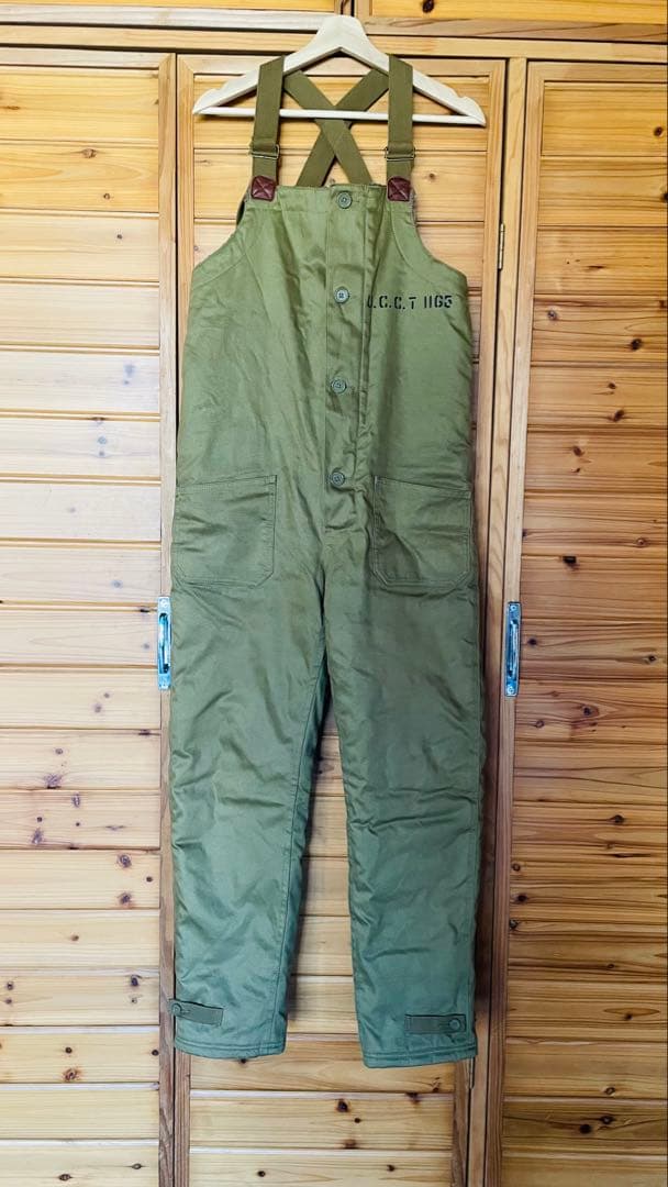 BLUCO ブルコ防寒オーバーオール カーキ色