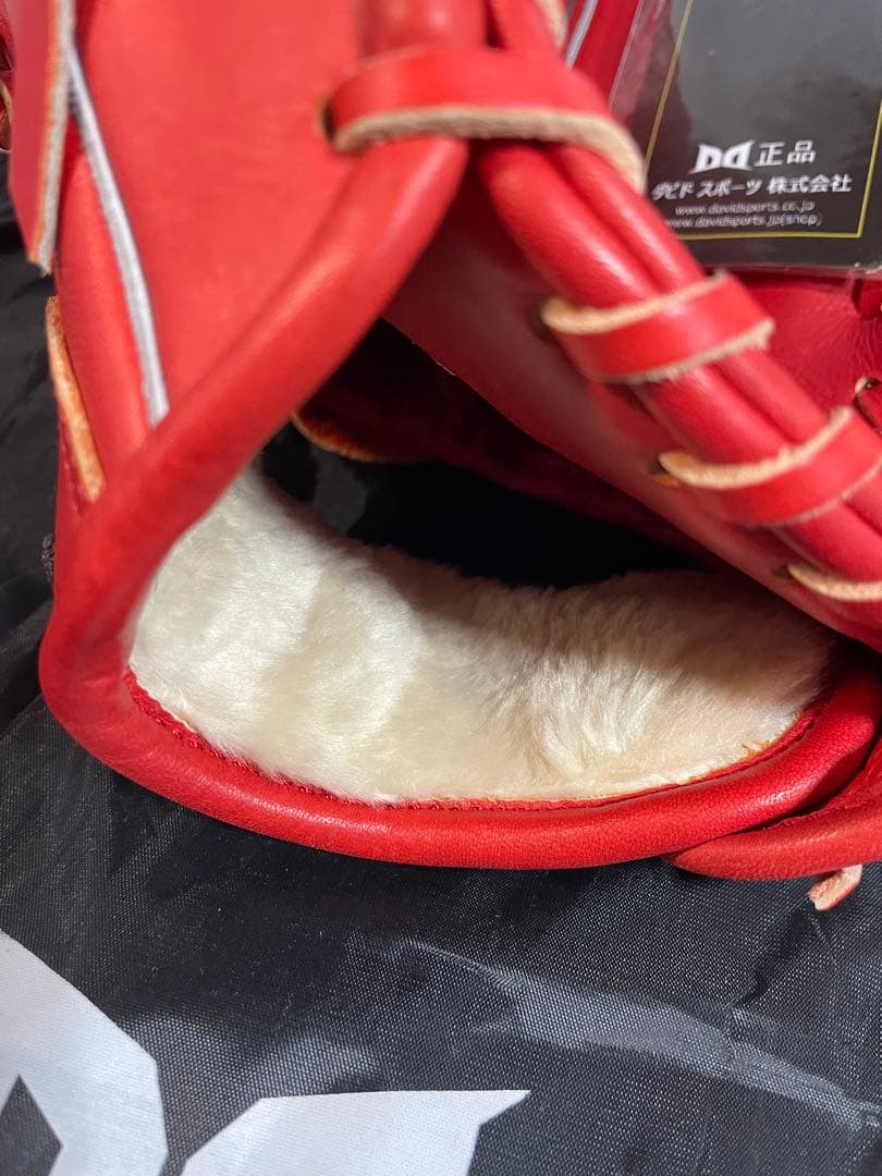 野*き様 新品軟式グローブ　ダビドスポーツ　大人サイズ　未使用品　グローブ　オレ