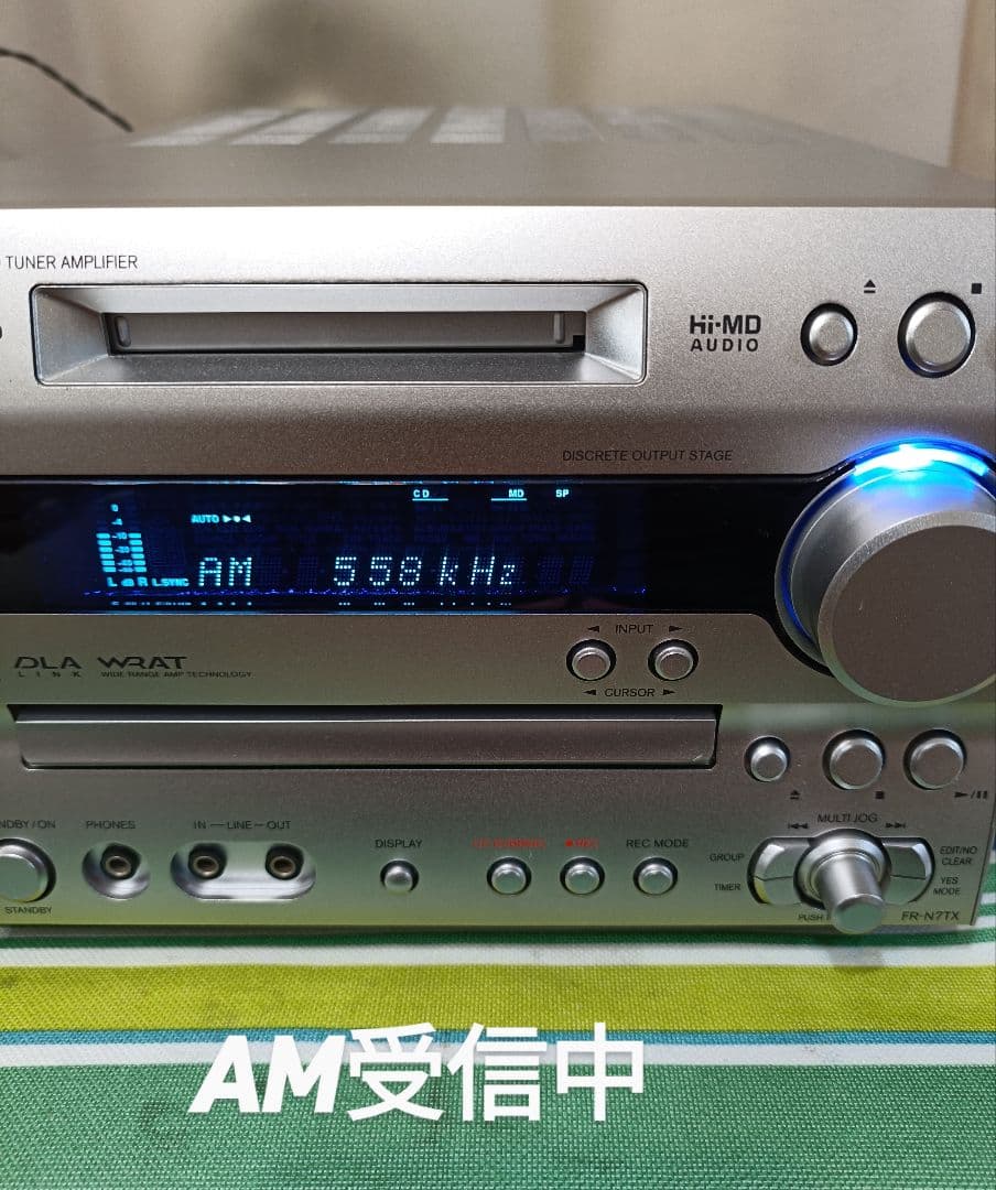 ONKYO FR-N7TX　CD,HiMD,FM/AM　整備済完動品　リモコン付