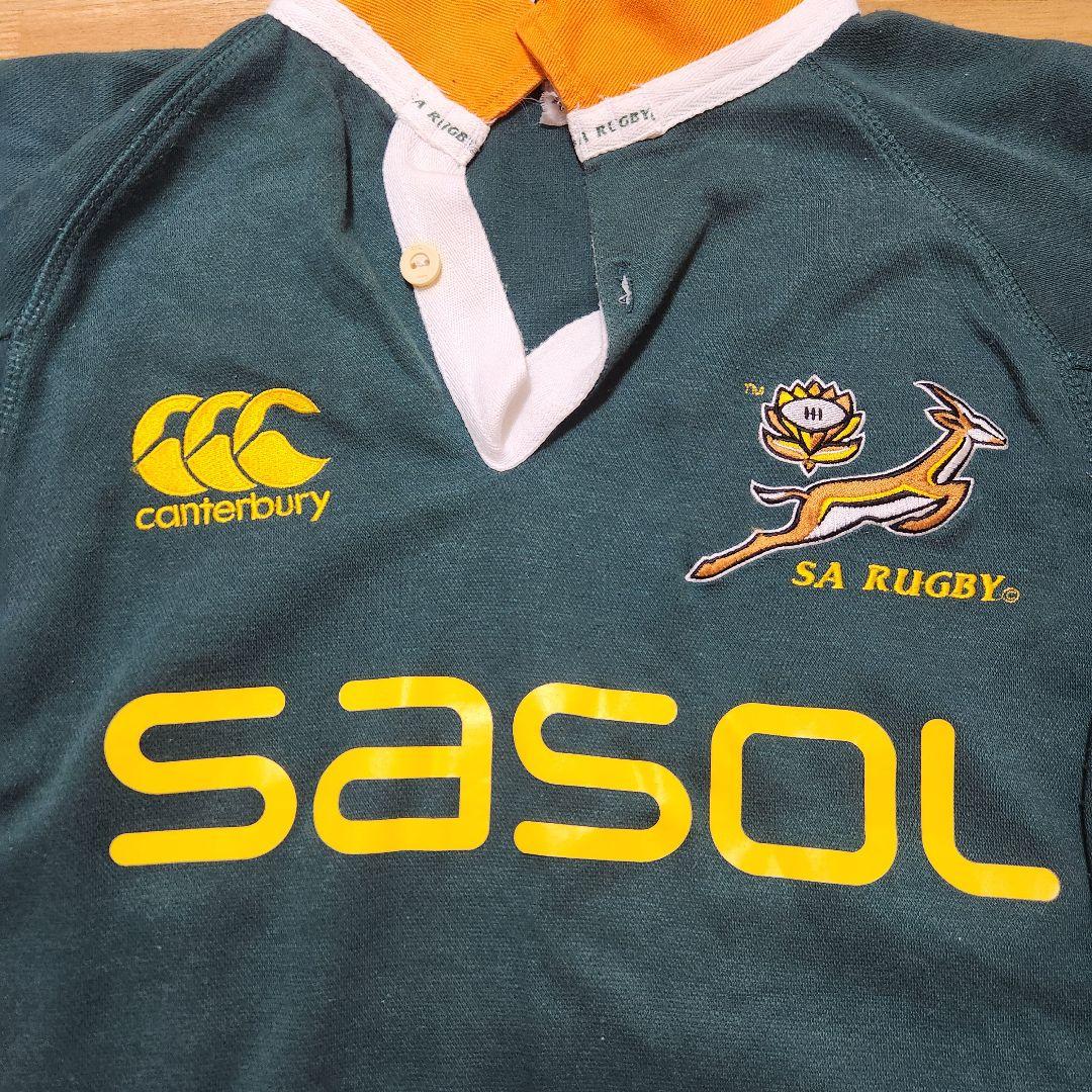 カンタベリー ラグビー ユニフォーム ラガーシャツ　半袖　南アフリカ代表