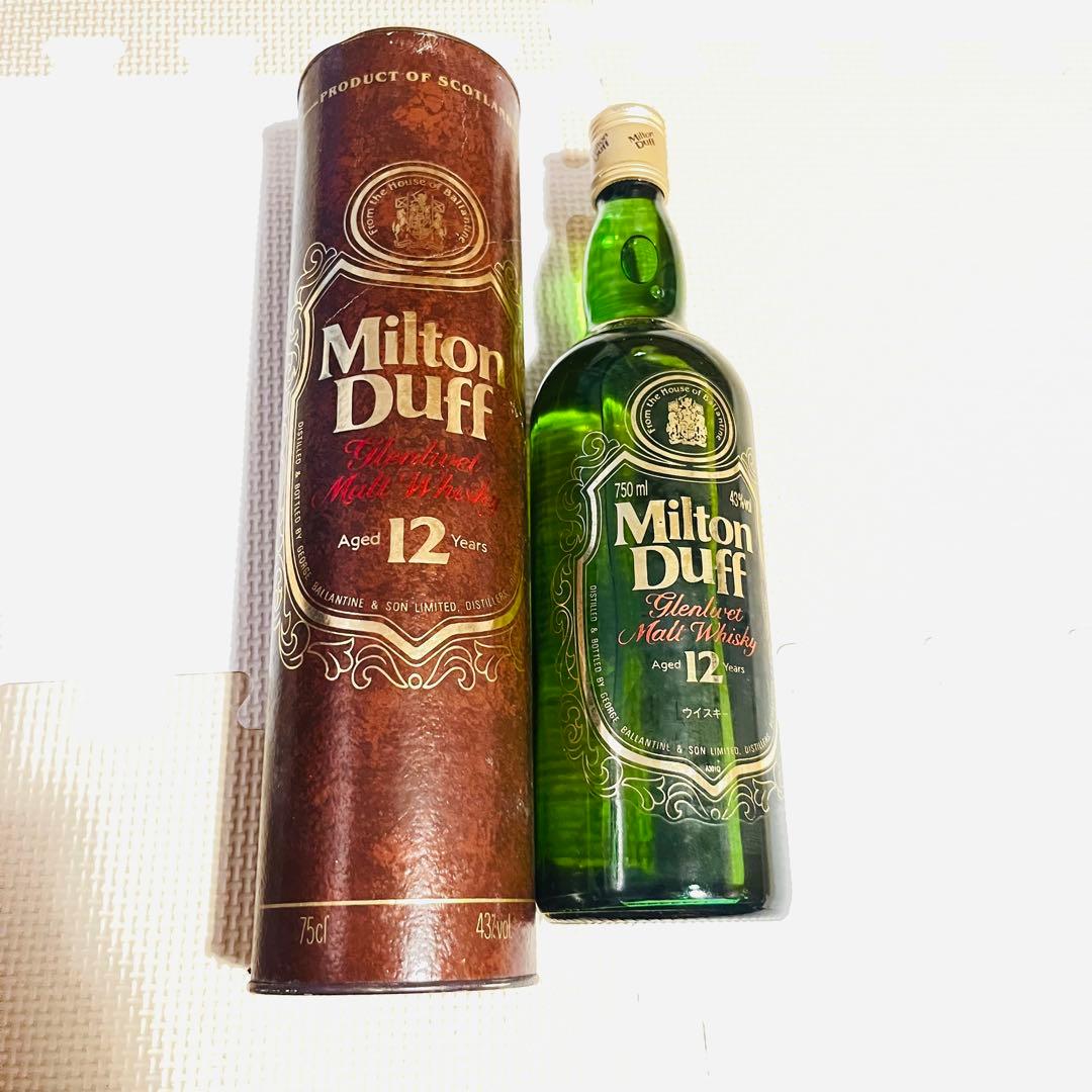 【古酒】 ミルトンダフ モルトウイスキー 12年 750ml